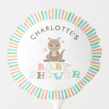 Charming Kangaroo Baby Dusche