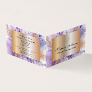 Charming Lavender II 3,5" x 2,0" Buskarte Visitenkarten