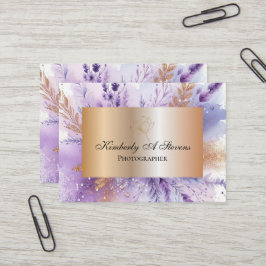Charming Lavender II Mighty 3,5" x 2,5" Buskarte Visitenkarte