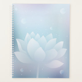 Charming Lotus Hardcover Planner Planer