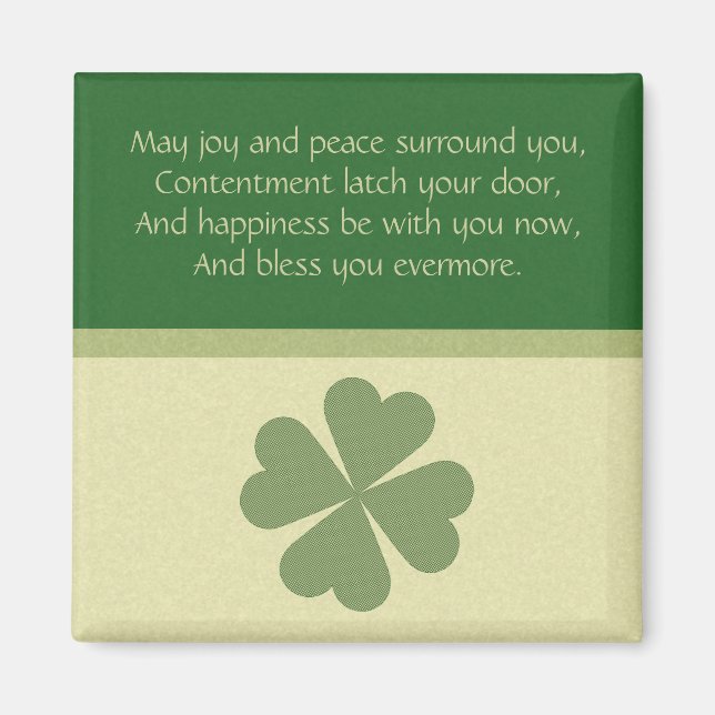 Charming Lucky Clover Magnet (Vorne)