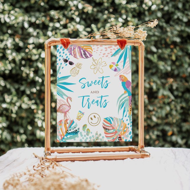 Charming Mermaid Dessert Geburtstagssignatur Poster (Von Creator hochgeladen)