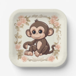 Charming Monkey Pappteller