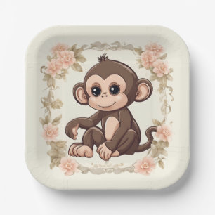 Charming Monkey Pappteller