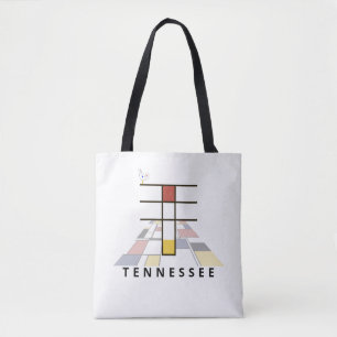 Charming Neoplasticism Style Monogram. Letter T Tasche
