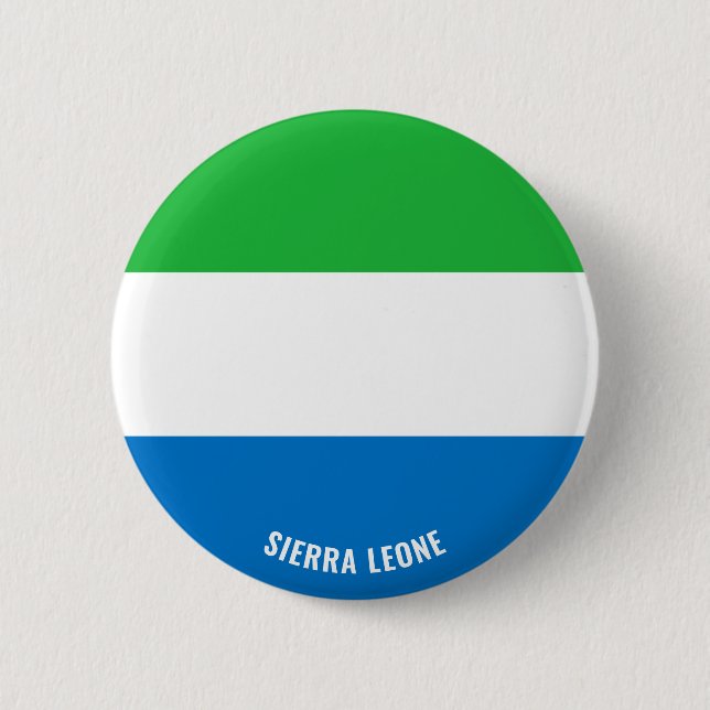 Charming-Patriotic-Button für die Flagge Sierra Le Button (Vorderseite)