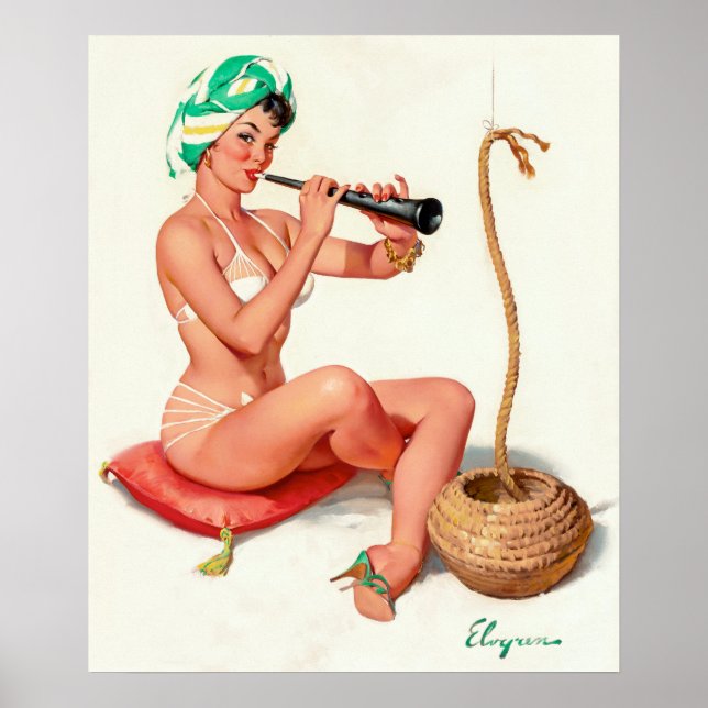 Charming Pin Up Poster (Vorne)