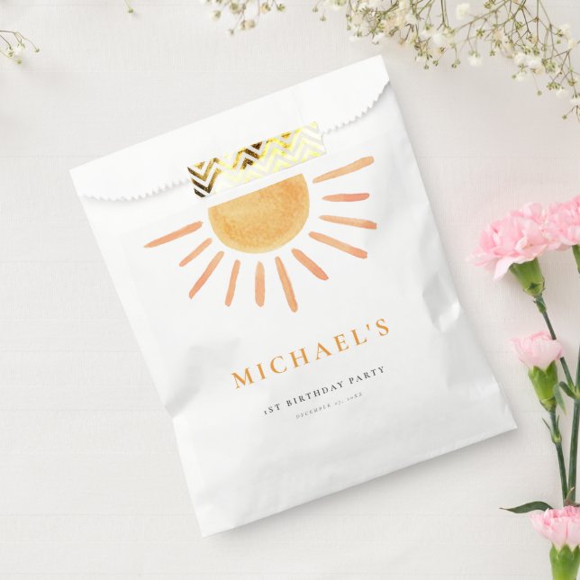 Charming Sun Birthday Geschenktütchen (Versiegelt)