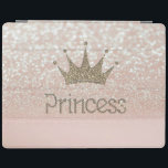 Charming Tiara, Prinzessin, Glitzer Bokeh iPad Hülle<br><div class="desc">Dieses Bild zeigt Tiara und Prinzessin auf gliterischem Hintergrund.Ein trandy,  lustig,  funky,  stilvoll und elegant Mädchen Geschenk für Frauen und Teenager.</div>