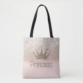 Charming Tiara, Prinzessin, Glitzer Bokeh Tasche