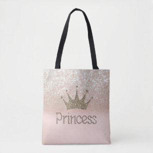 Charming Tiara, Prinzessin, Glitzer Bokeh Tasche