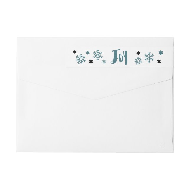 Charming Trendy Joy Blue Green Holiday (Rückseite)