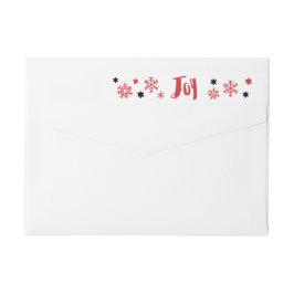 Charming Trendy Joy Red Holiday