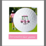 Charming Unique Golf Cart Clubs Monogram Name Golfball<br><div class="desc">Ein bezaubernder, einzigartiger Golfwagen mit einem "Dekorator"-Golftasche - geschmackvoll gemacht - bereit, den Golfplatz zu betreiben - Golfball. Das ist ein tolles Geschenk für alle Golfliebhaber - Spaß / attraktiv / einzigartig. Personalisieren Sie es mit Ihren Initialen/Monogramm und Vornamen — beide haben eine individuelle Schrift. Wenn Sie Fragen zum Design...</div>