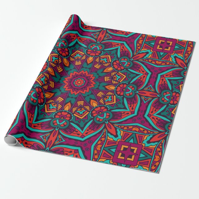 Charming Vibranly Circle Harmony Geschenkpapier (Ungerollt)
