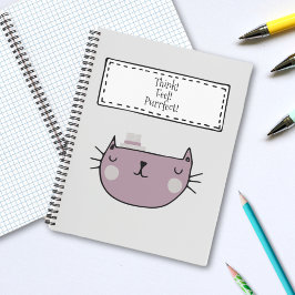 Charming Whimsical Cat Lover's Purfect Notizbuch