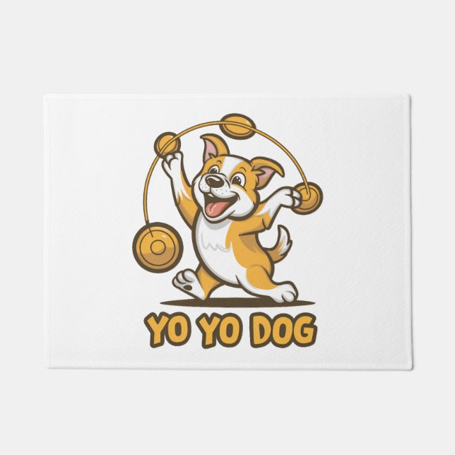 Charming YoYo Dog 360 Fertigkeit Fußmatte (Vorderseite)