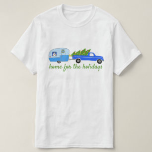 Charminger Weihnachtscamper Vintage-Wohnwagen RV W T-Shirt