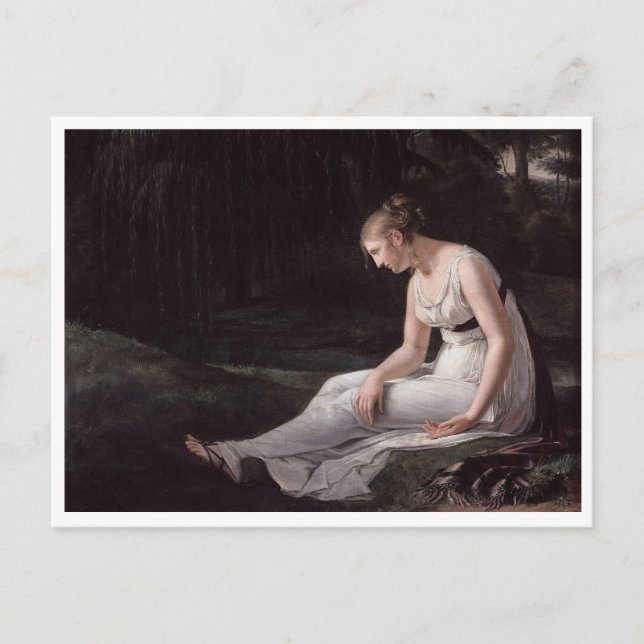 Charpentier, Constance Marie - Melancholy Postkarte (Vorderseite)