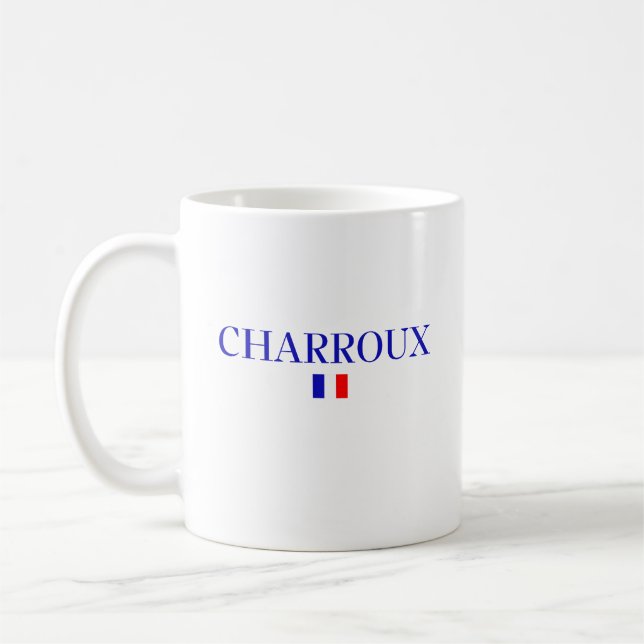CHARROUX Frankreich Kaffeetasse (Links)