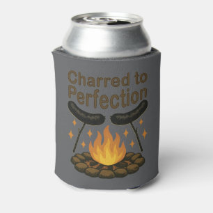 Charted to Perfection Funny Campfire Hot Dog Dosenkühler