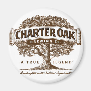 Charter Oak Brauerei Magnet