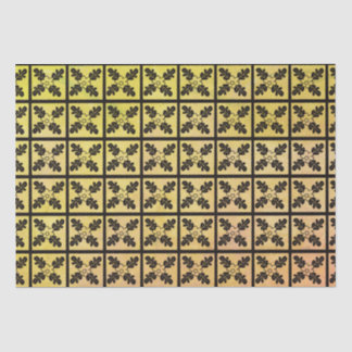 Charter Oak Quilt Woodblock Seidenpapier