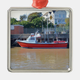 Charterschiff Hoher Flyer Silbernes Ornament
