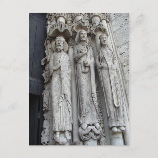 Chartre Cathedral Postkarte (Vorderseite)