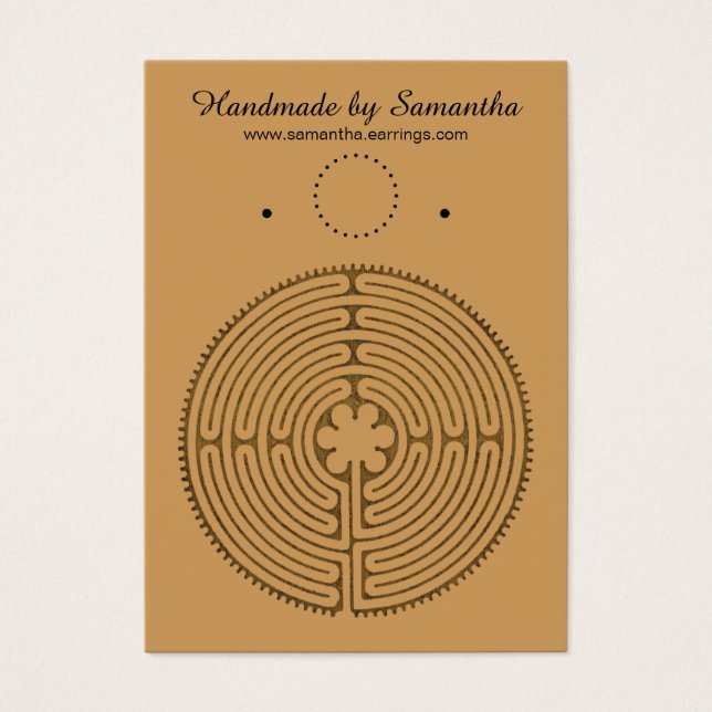 Chartres Labyrinth antiker Stil + Ihre Ideen (Vorderseite)