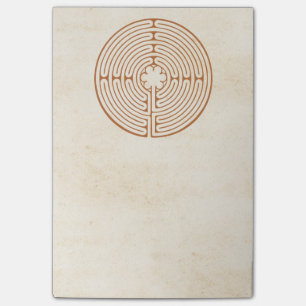 Chartres-Labyrinth Posten-it® merkt 4 x 6 Post-it Klebezettel