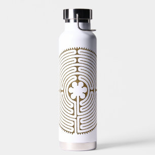 Chartres Labyrinth - Spirituelles Symbol Antik 1 Trinkflasche