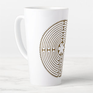 Chartres Labyrinth - Spirituelles Symbol Antique 1 Milchtasse
