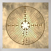 Chartres Labyrinth - Spirituelles Symbol Antique 1