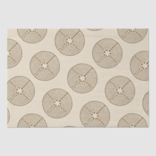 Chartres Labyrinth - Spirituelles Symbol Antique 1 Seidenpapier