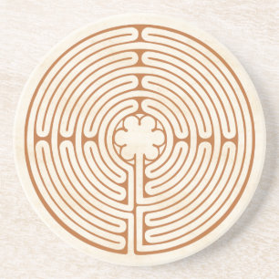 Chartres Labyrinth Untersetzer