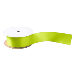 Chartreuse 1.5" Breitseitenband Satinband