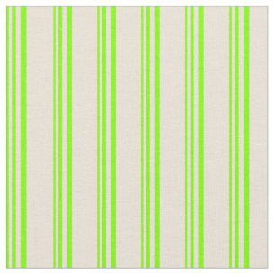 Chartreuse & Bisque-Muster Stoff