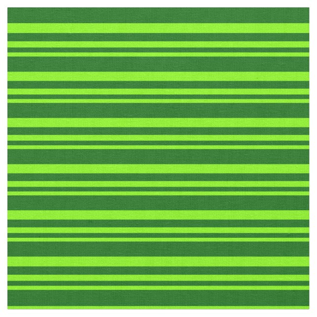 Chartreuse & Dark Green Colos Muster Stoff (Nahaufnahme)