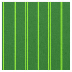 Chartreuse & Dark Green Stripes/Lines-Muster Stoff