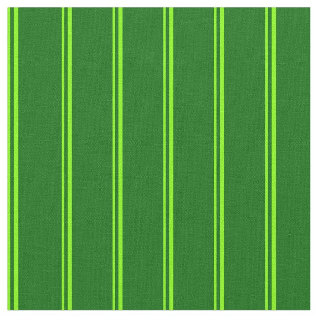 Chartreuse & Dark Green Stripes/Lines-Muster Stoff (Nahaufnahme)