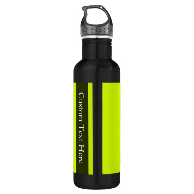 Chartreuse Edelstahlflasche (Rückseite)