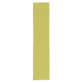 Chartreuse-Farbe Gelblich Grün Minimalistisches De Kurzer Tischläufer