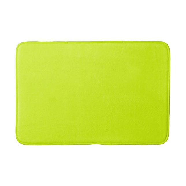  Chartreuse Gelb (feste Farbe)  Badematte (Vorderseite)