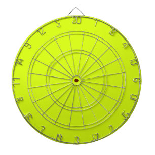  Chartreuse Gelb (feste Farbe)  Dartscheibe