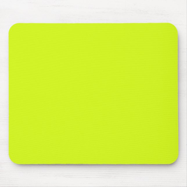Chartreuse Gelb (feste Farbe) Mousepad (Vorne)