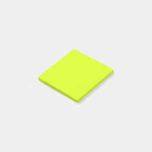 Chartreuse Gelb (feste Farbe) Post-it Klebezettel
