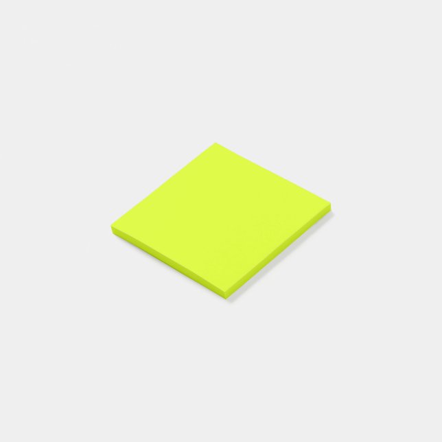  Chartreuse Gelb (feste Farbe)  Post-it Klebezettel (angewinkelt)