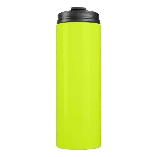  Chartreuse Gelb (feste Farbe)  Thermosbecher (Vorderseite)