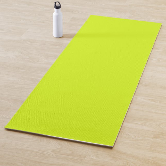  Chartreuse Gelb (feste Farbe)  Yogamatte (Beispiel)